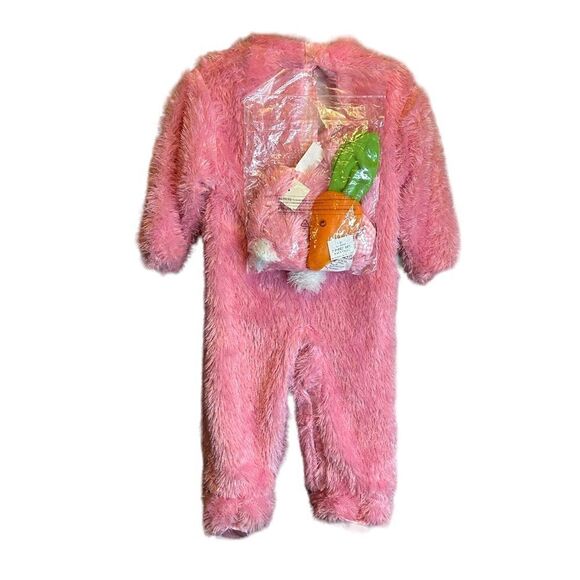 5 for $25🔥Rubie's Vintage‎ Pink Rabbit Costume Size 12-18 Months - Picture 2 of 11